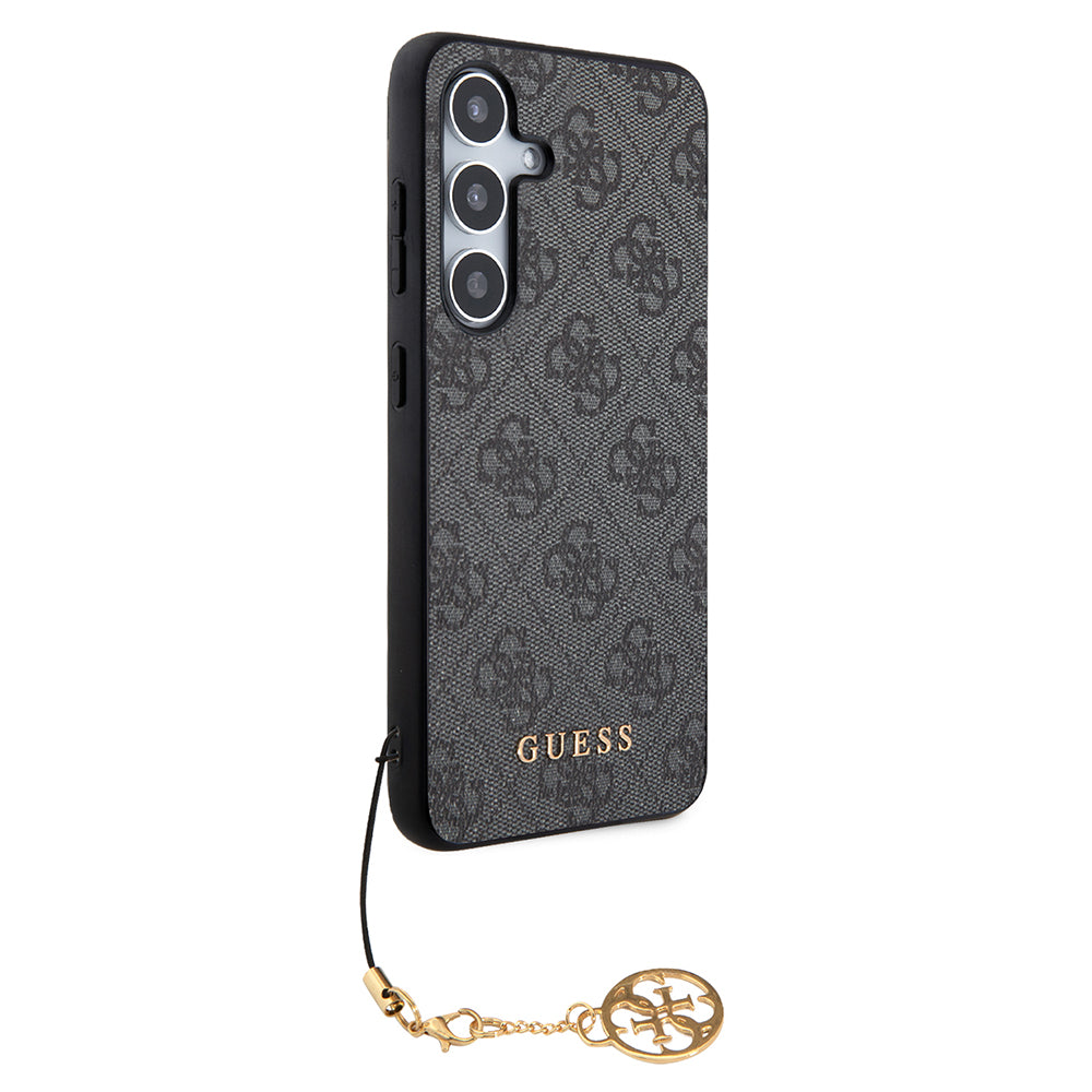 Hülle für Samsung Galaxy S24 S921, Guess, 4G Charm, Schwarz
