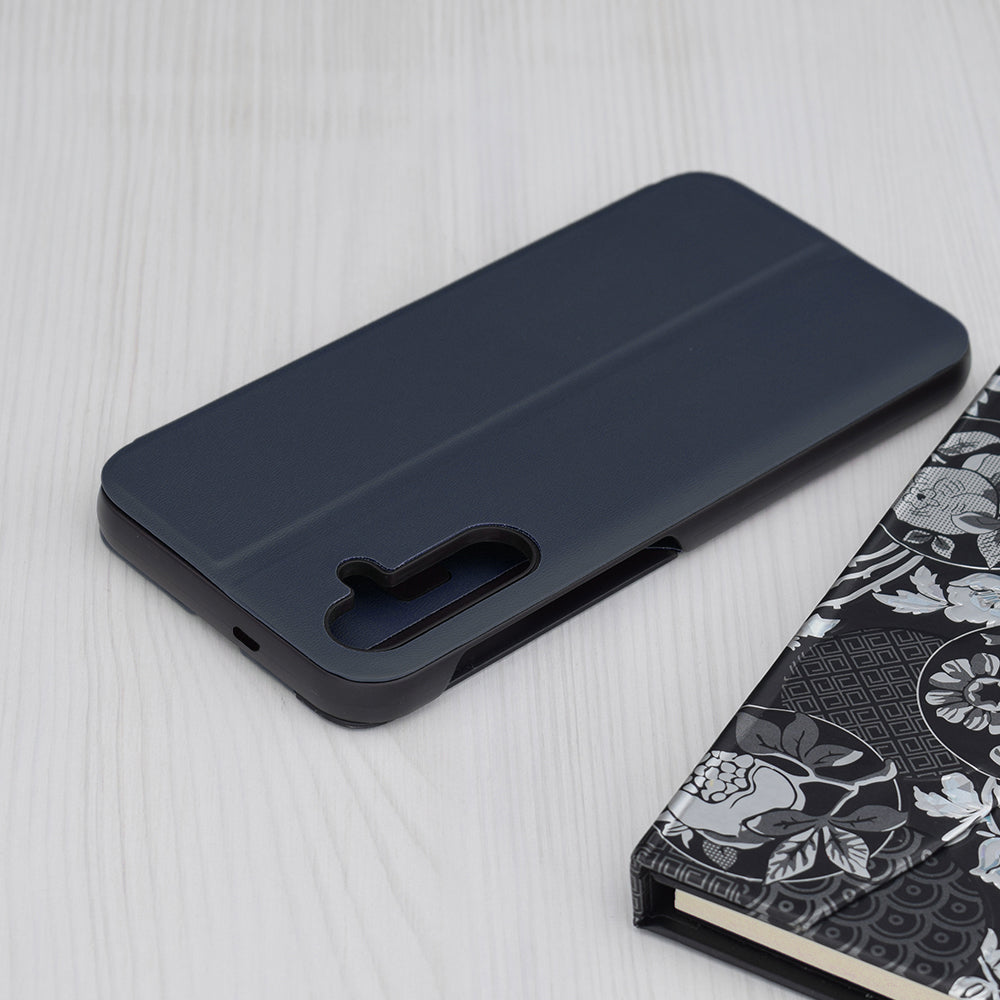 Coque pour Samsung Galaxy S24 S921, Techsuit, eFold, Bleu Foncé
