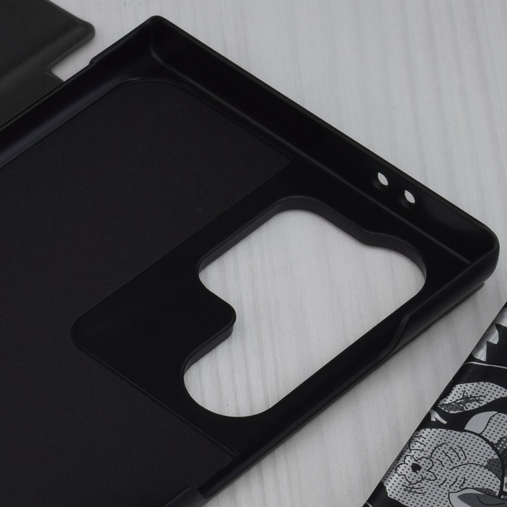 Coque pour Samsung Galaxy S24 Ultra S928, Techsuit, eFold, Noire