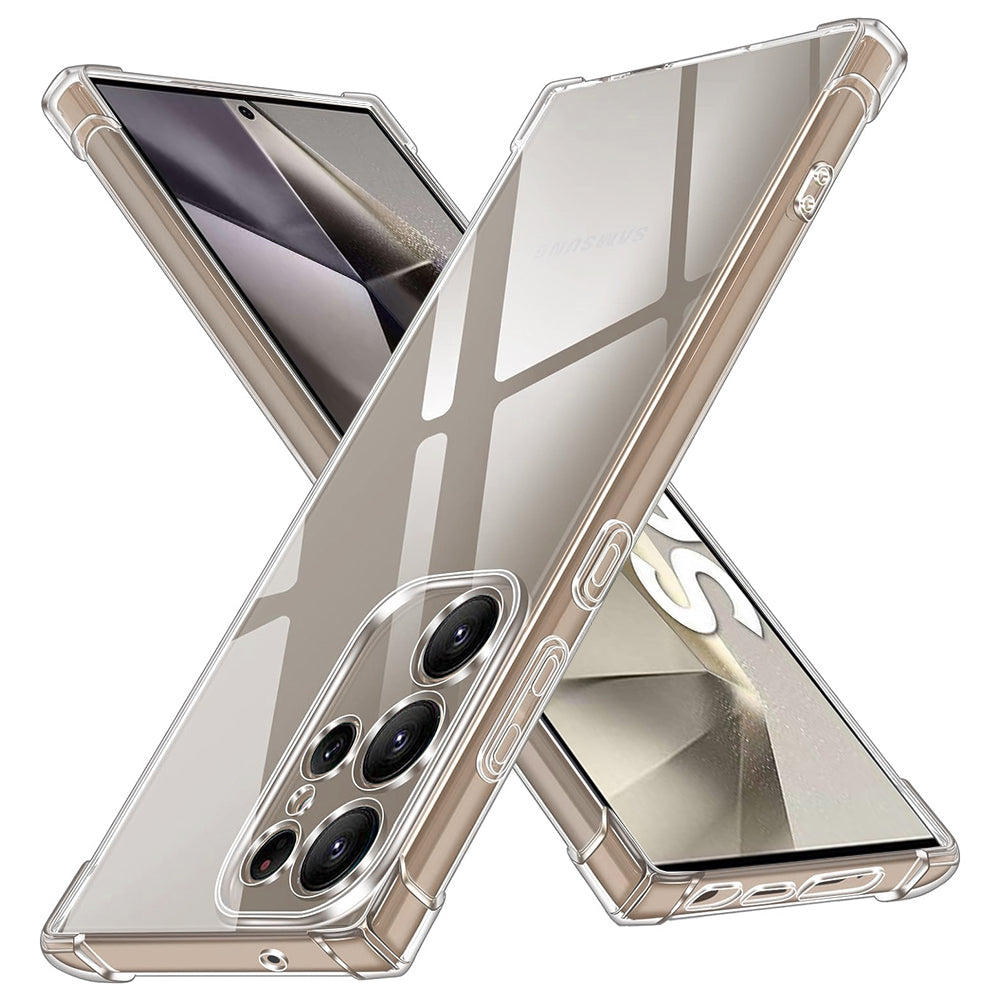 Coque pour Samsung Galaxy S24 Ultra S928, Techsuit, Antichoc Claire, Transparente