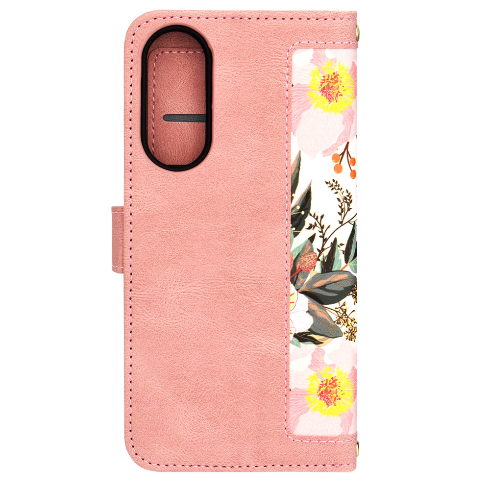Coque pour Samsung Galaxy S25 Edge S937, Techsuit, FlipCraft, Rose