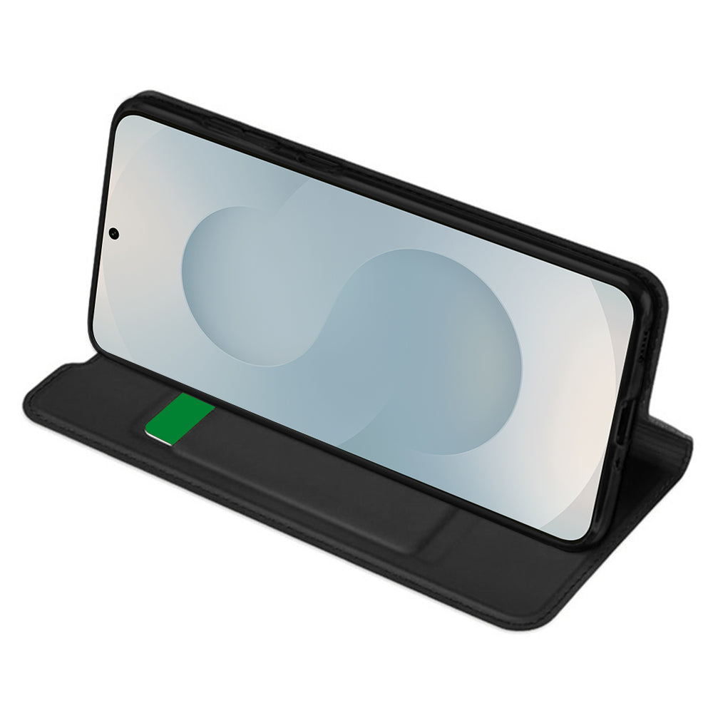 Coque pour Samsung Galaxy S25 Edge S937, Techsuit, Magskin Book, Noire