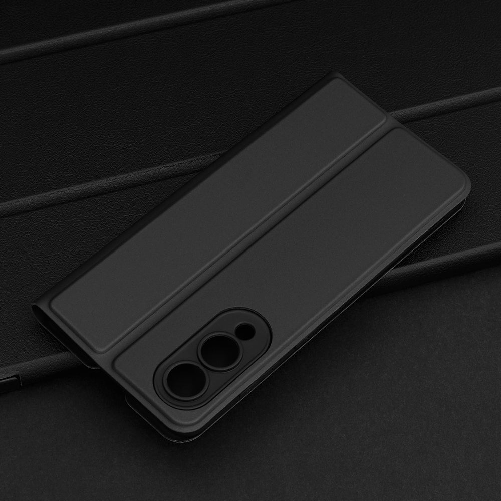 Coque pour Samsung Galaxy S25 Edge S937, Techsuit, Magskin Book, Noire