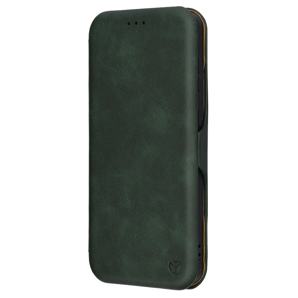 Coque pour Samsung Galaxy S25 Edge S937, Techsuit, Safe Wallet Plus, Vert