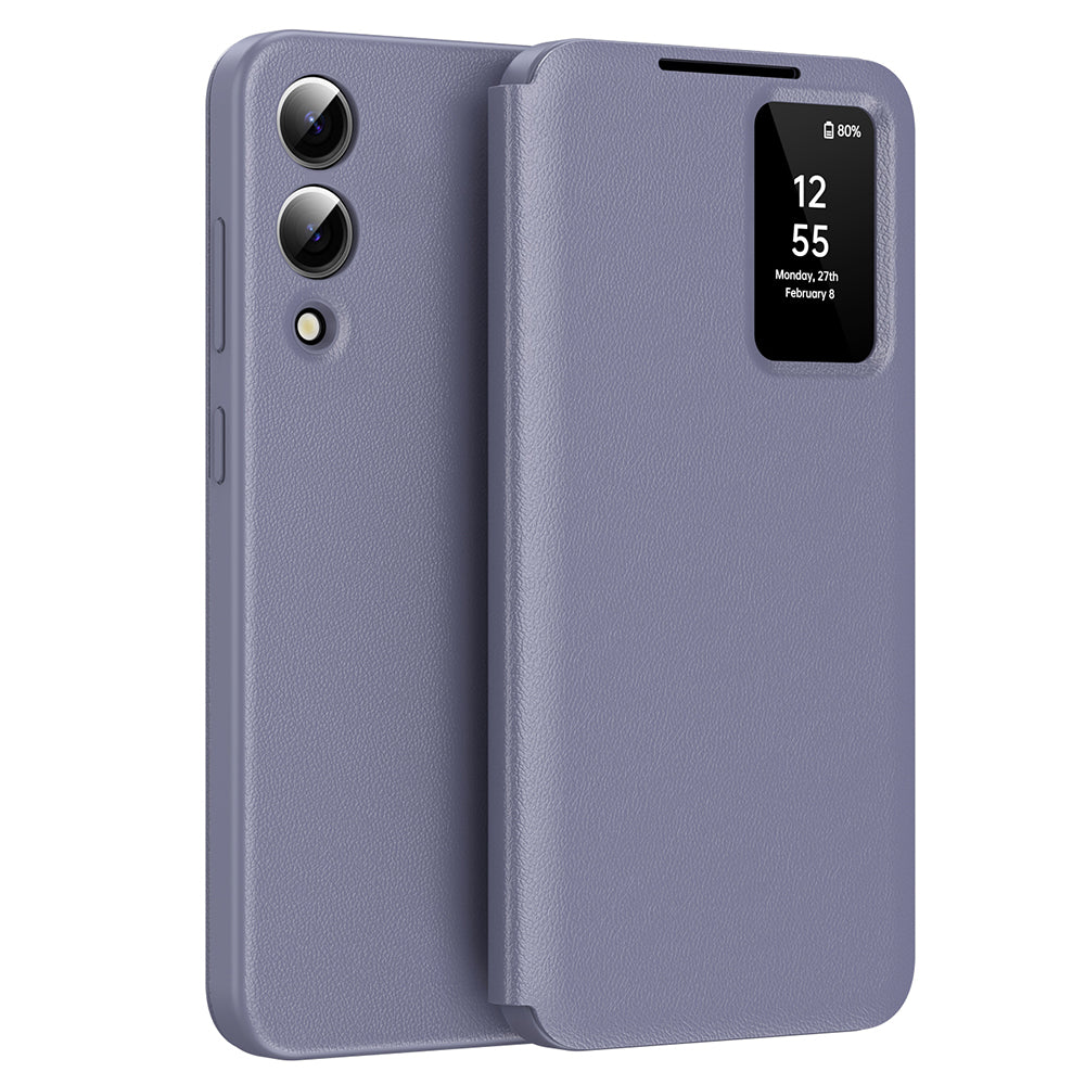 Coque pour Samsung Galaxy S25 Edge S937, Techsuit, SmartView, Violet