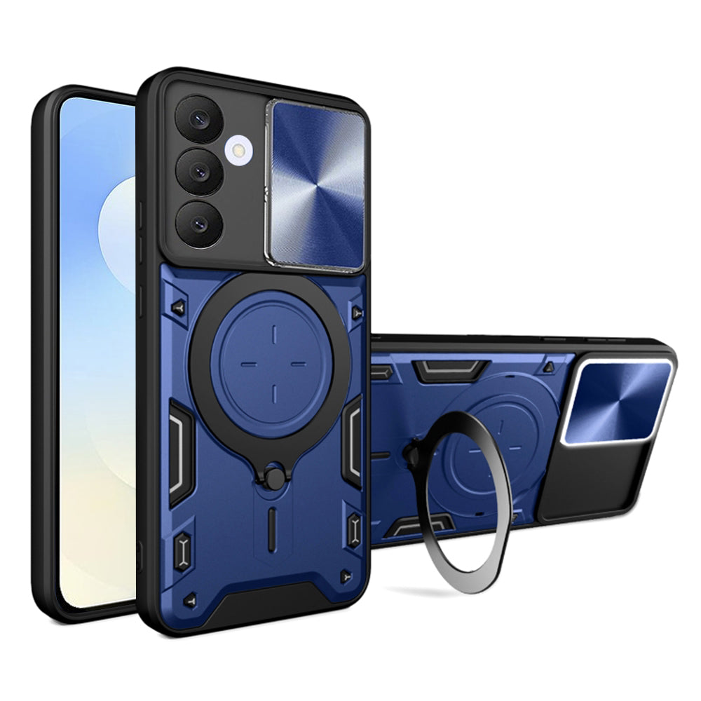 Étui pour Samsung Galaxy S25 FE, Techsuit, CamGuard Pro, Bleu