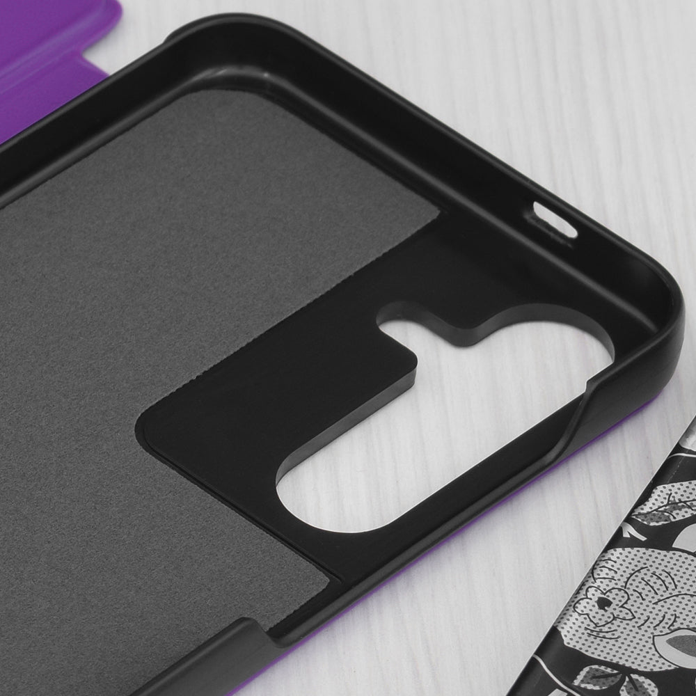 Coque pour Samsung Galaxy S25+ S936, Techsuit, eFold, Violet