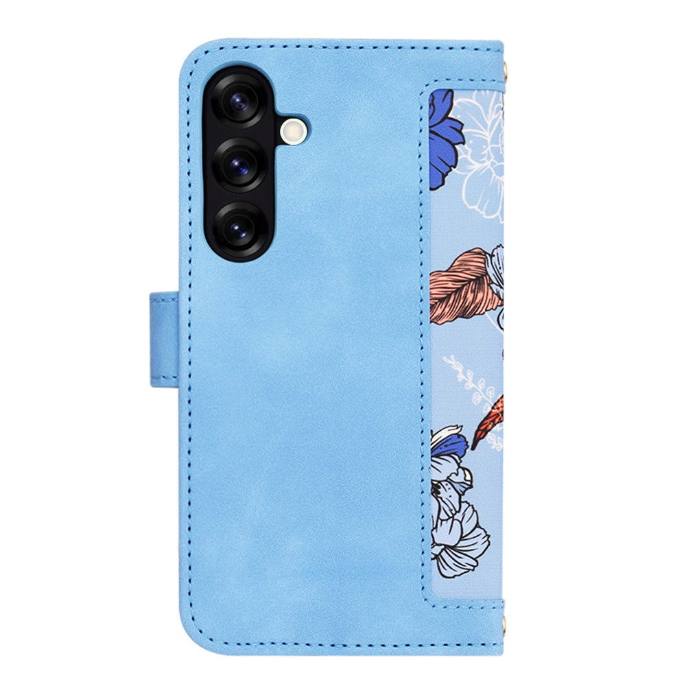 Coque pour Samsung Galaxy S25+ S936, Techsuit, FlipCraft, Bleu