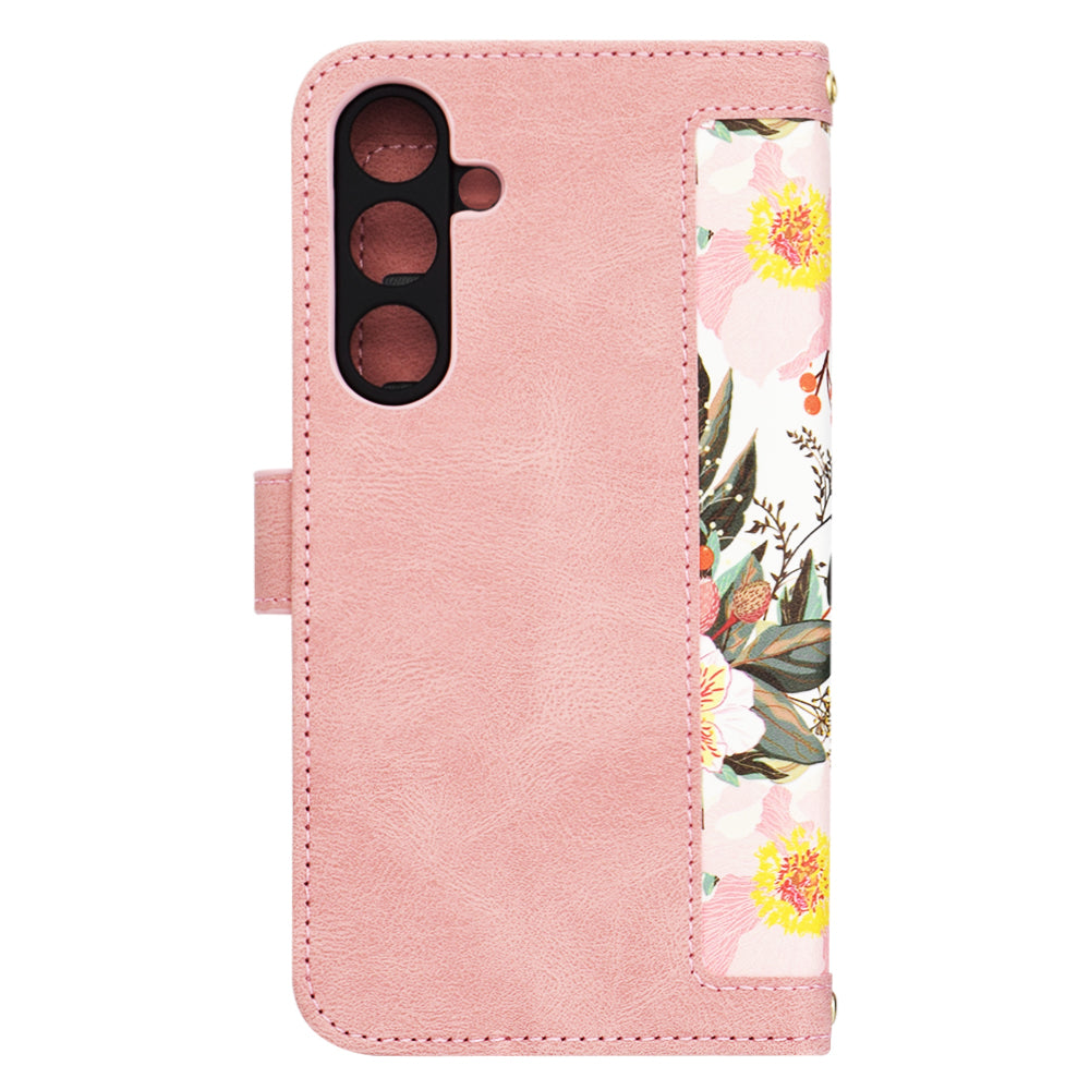 Coque pour Samsung Galaxy S25+ S936, Techsuit, FlipCraft, Rose