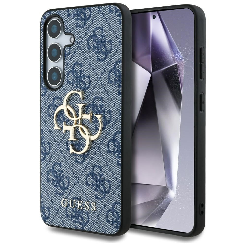 Hülle für Samsung Galaxy S25 S931, Guess, 4G Big Logo, Blau