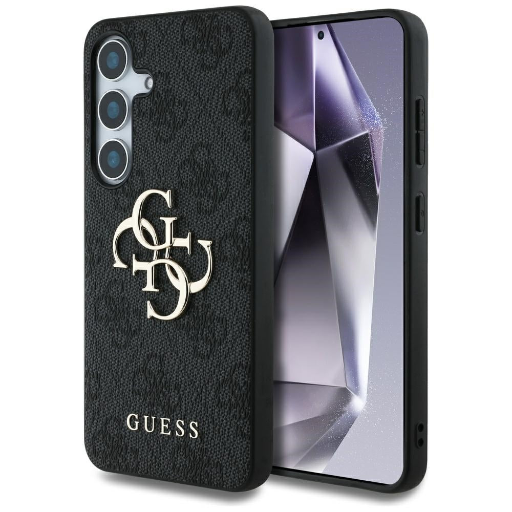 Étui pour Samsung Galaxy S25 S931, Guess, 4G Big Logo, Noir