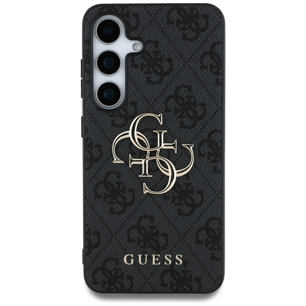Étui pour Samsung Galaxy S25 S931, Guess, 4G Big Logo, Noir