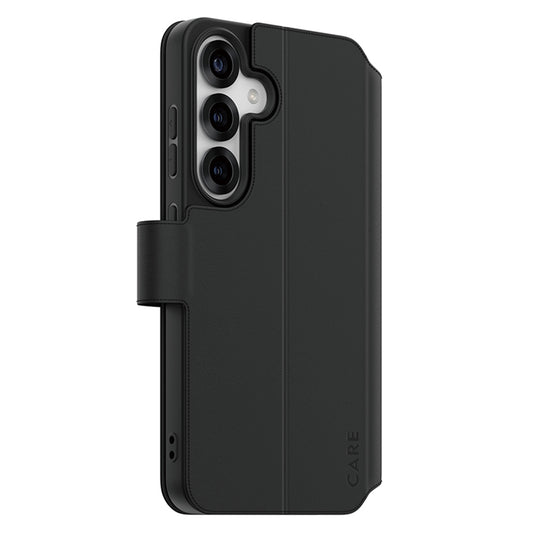 Étui pour Samsung Galaxy S25 S931, PanzerGlass, avec fonction support et portefeuille, Noir