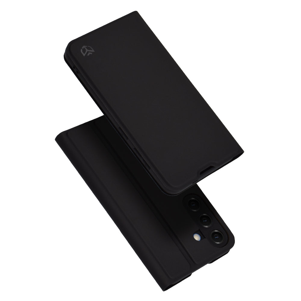Coque pour Samsung Galaxy S25 S931, Techsuit, Magskin Book, Noire