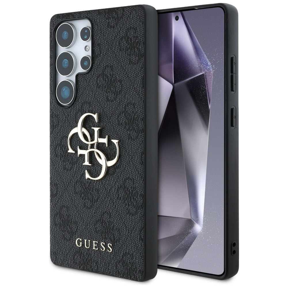 Étui pour Samsung Galaxy S25 Ultra S938, Guess, 4G Big Logo, Noir