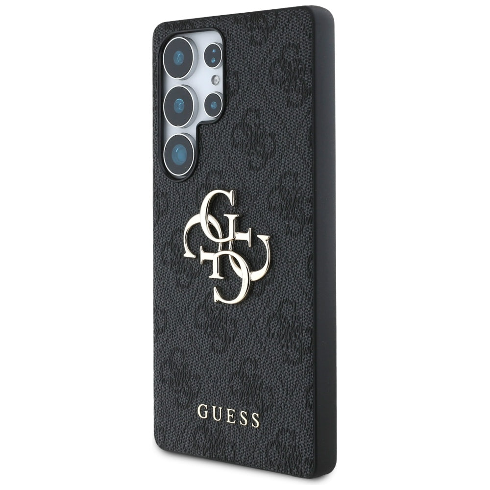 Étui pour Samsung Galaxy S25 Ultra S938, Guess, 4G Big Logo, Noir