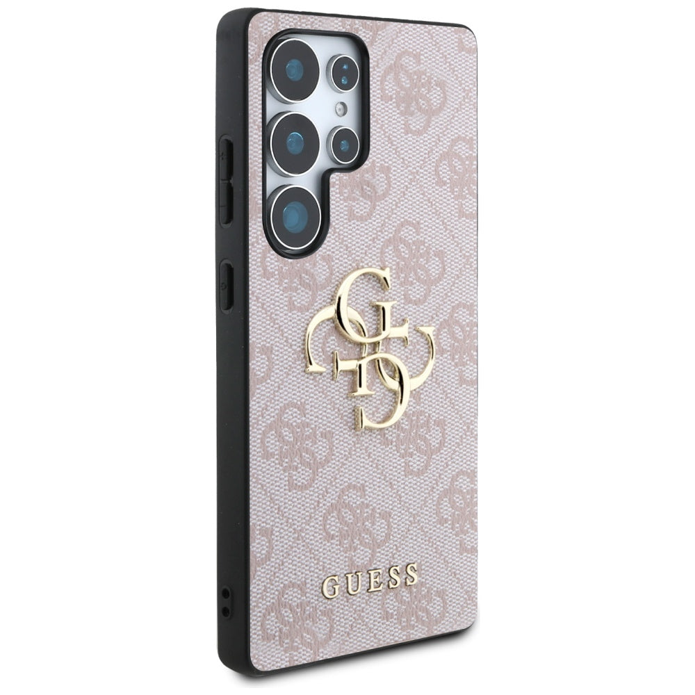 Étui pour Samsung Galaxy S25 Ultra S938, Guess, 4G Big Logo, Rose