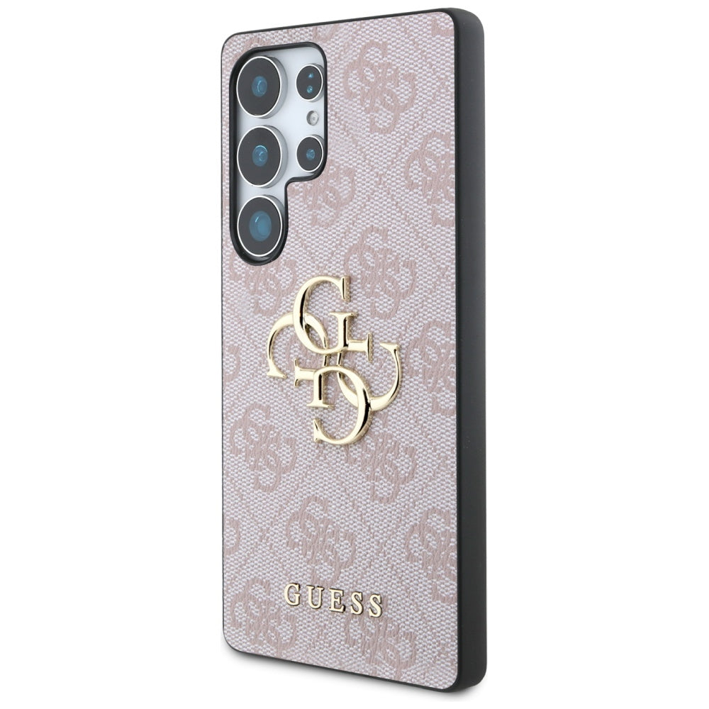 Étui pour Samsung Galaxy S25 Ultra S938, Guess, 4G Big Logo, Rose