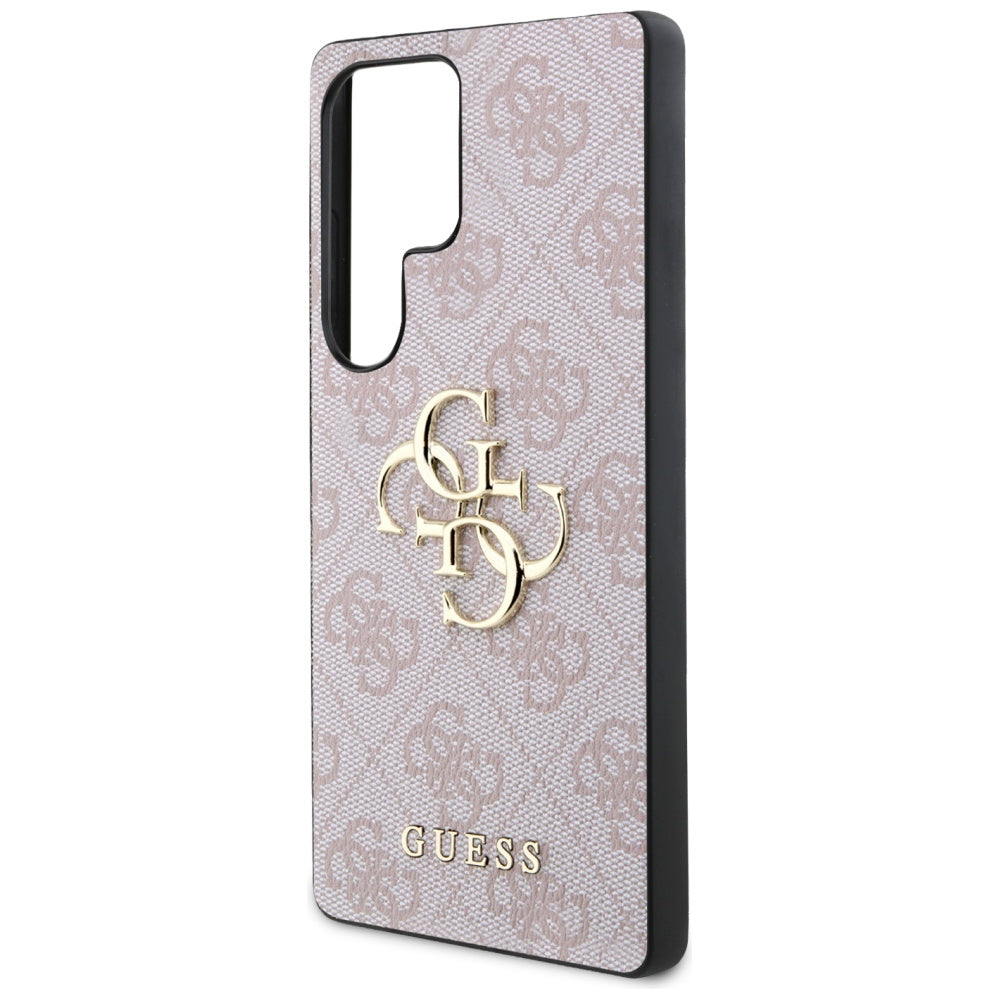 Étui pour Samsung Galaxy S25 Ultra S938, Guess, 4G Big Logo, Rose