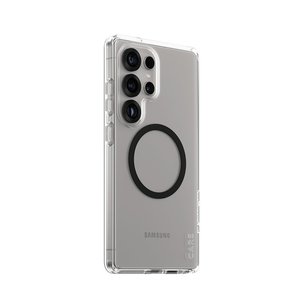 Hülle für Samsung Galaxy S25 Ultra S938, PanzerGlass, Care Urban Combat, Schwarz Transparent