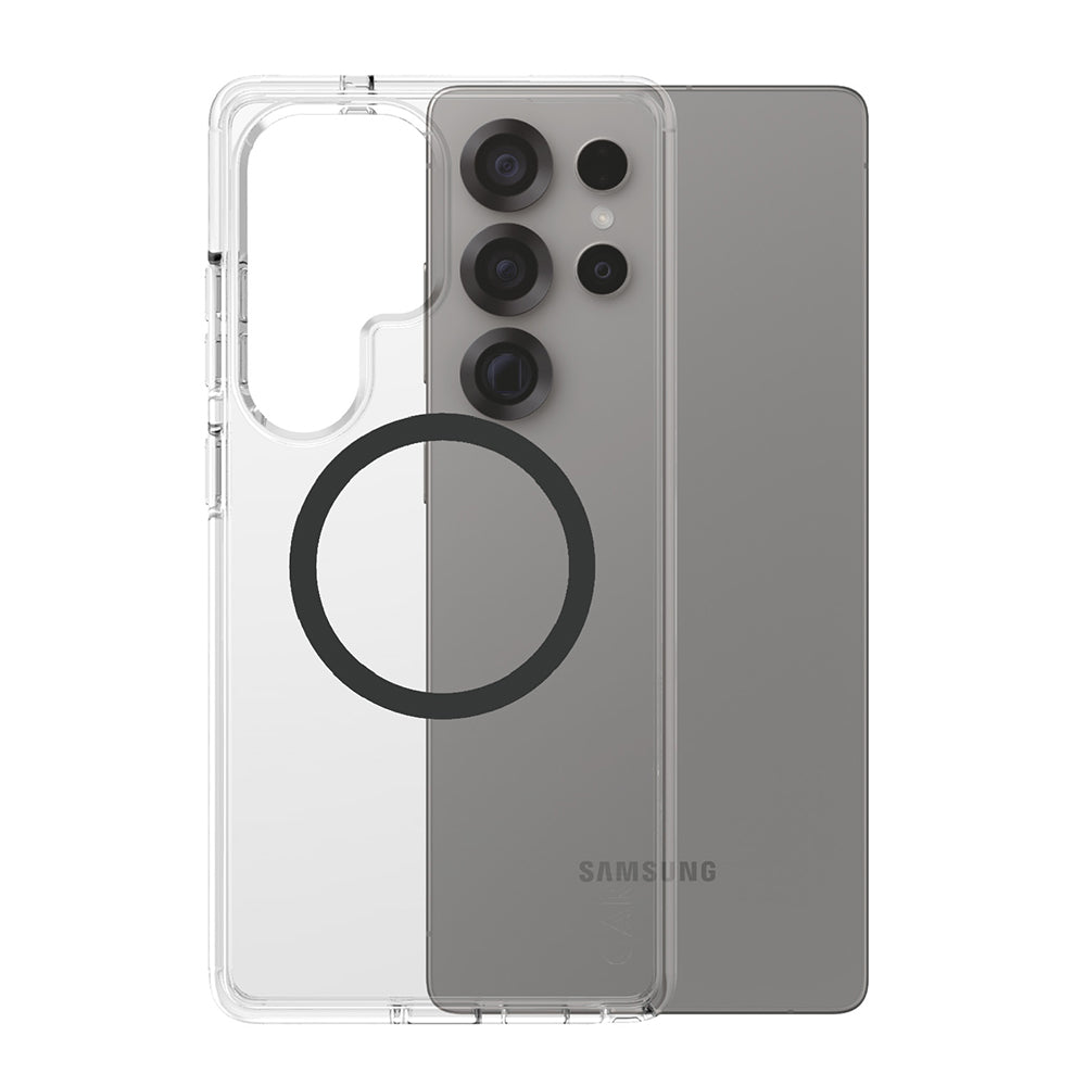 Hülle für Samsung Galaxy S25 Ultra S938, PanzerGlass, Care Urban Combat, Schwarz Transparent