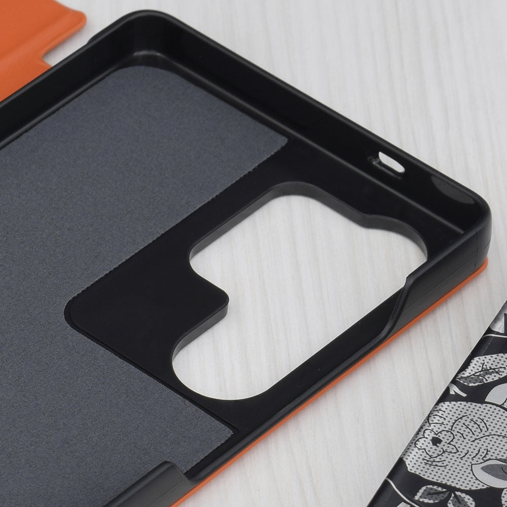 Coque pour Samsung Galaxy S25 Ultra S938, Techsuit, eFold, Orange