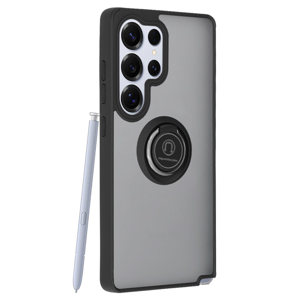 Coque pour Samsung Galaxy S25 Ultra S938, Techsuit, Glinth, Noire