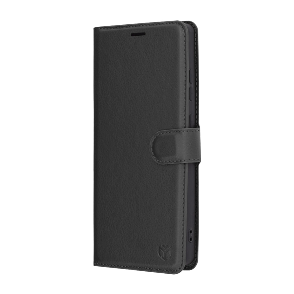 Coque pour Samsung Galaxy S25 Ultra S938, Techsuit, Leather Folio, Noire