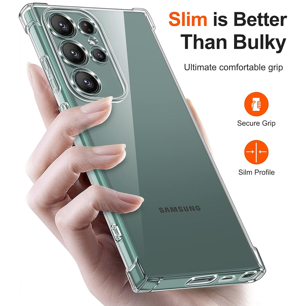 Coque pour Samsung Galaxy S25 Ultra S938, Techsuit, Antichoc Claire, Transparente