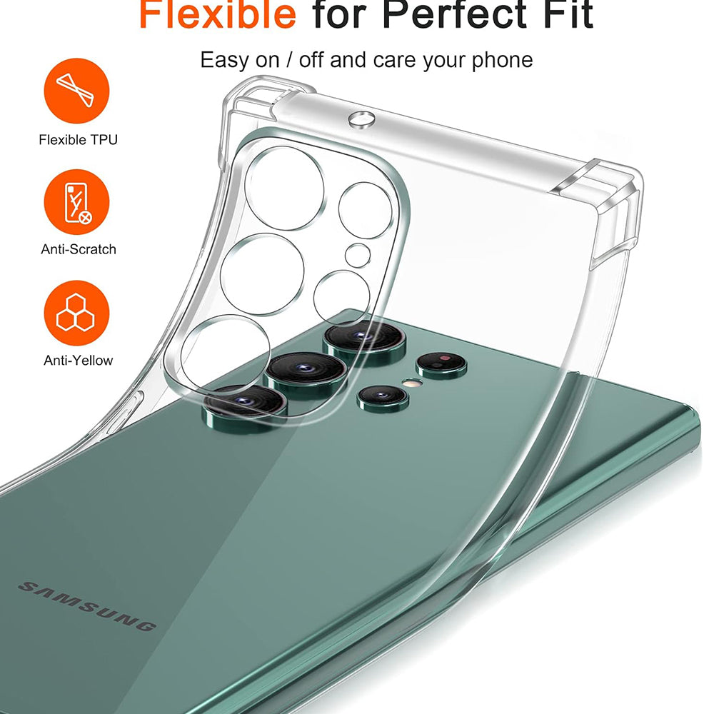 Coque pour Samsung Galaxy S25 Ultra S938, Techsuit, Antichoc Claire, Transparente