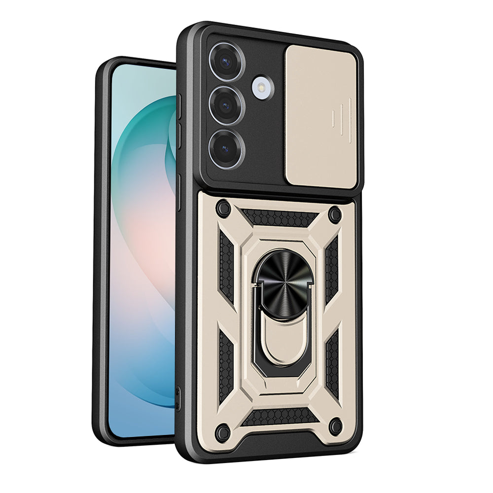 Étui pour Samsung Galaxy S26 Plus, Techsuit, CamShield, Doré