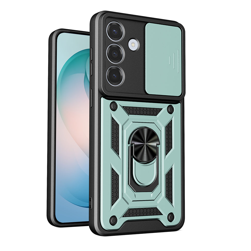 Hülle für Samsung Galaxy S26 Plus S947, Techsuit, CamShield, Grün