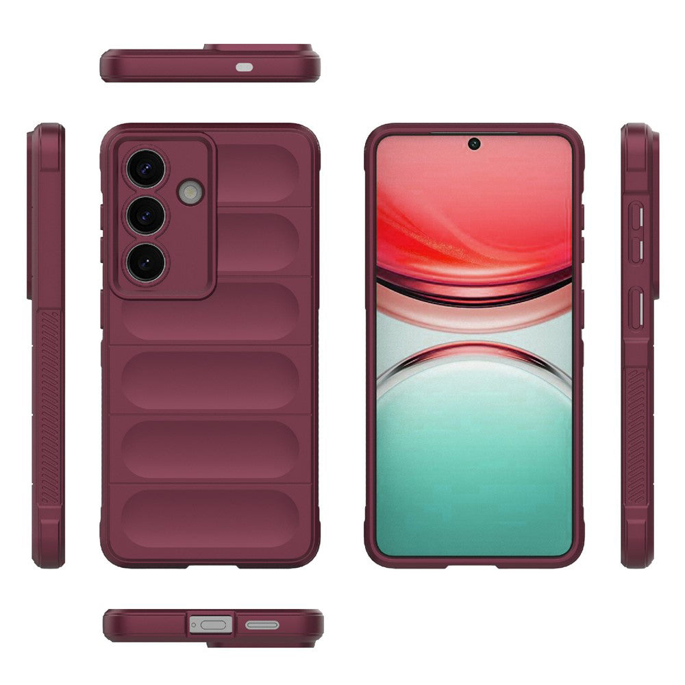 Hülle für Samsung Galaxy S26 Plus S947, Techsuit, Magic Shield, Kirschrot