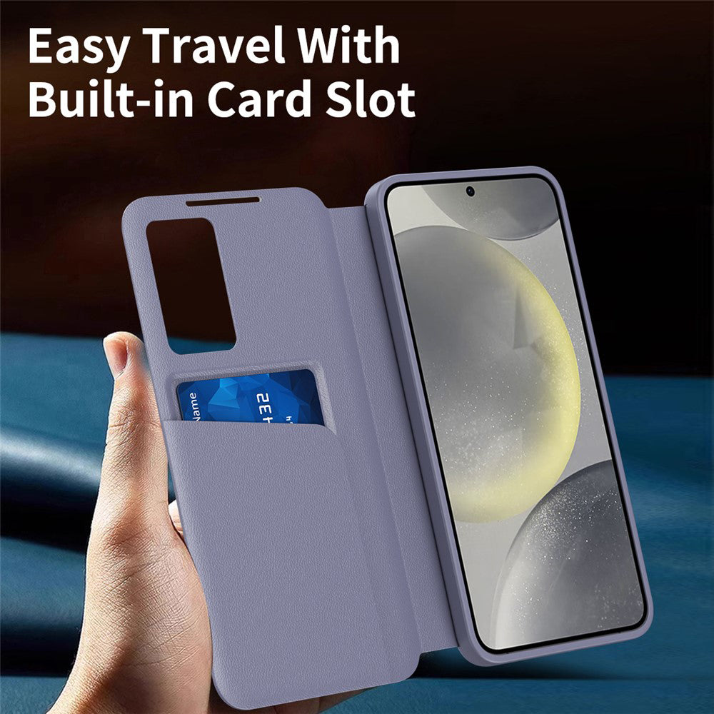Étui pour Samsung Galaxy S26 Plus S947, Techsuit, SmartView, Violet