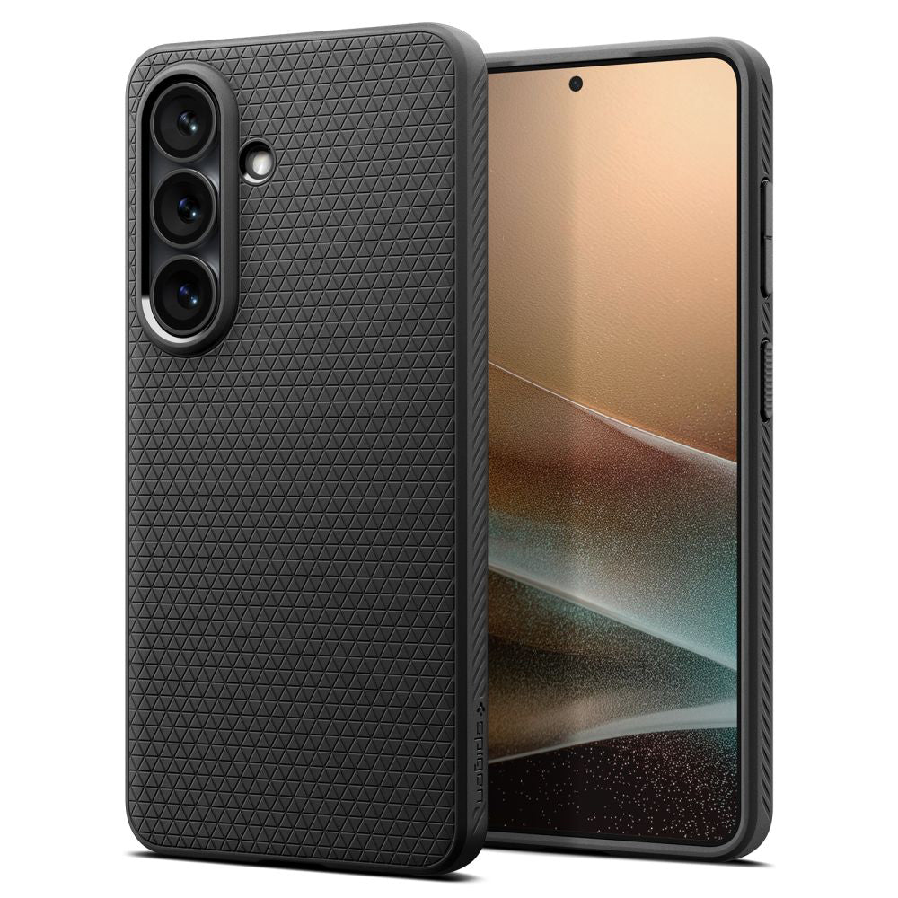 Étui pour Samsung Galaxy S26 S942, Spigen, Liquid Air, Noir Mat ACS10726