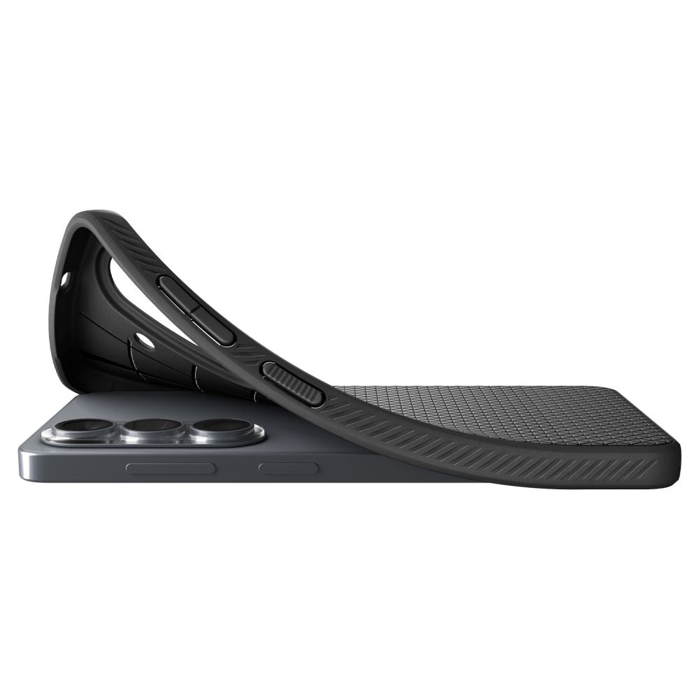 Étui pour Samsung Galaxy S26 S942, Spigen, Liquid Air, Noir Mat ACS10726