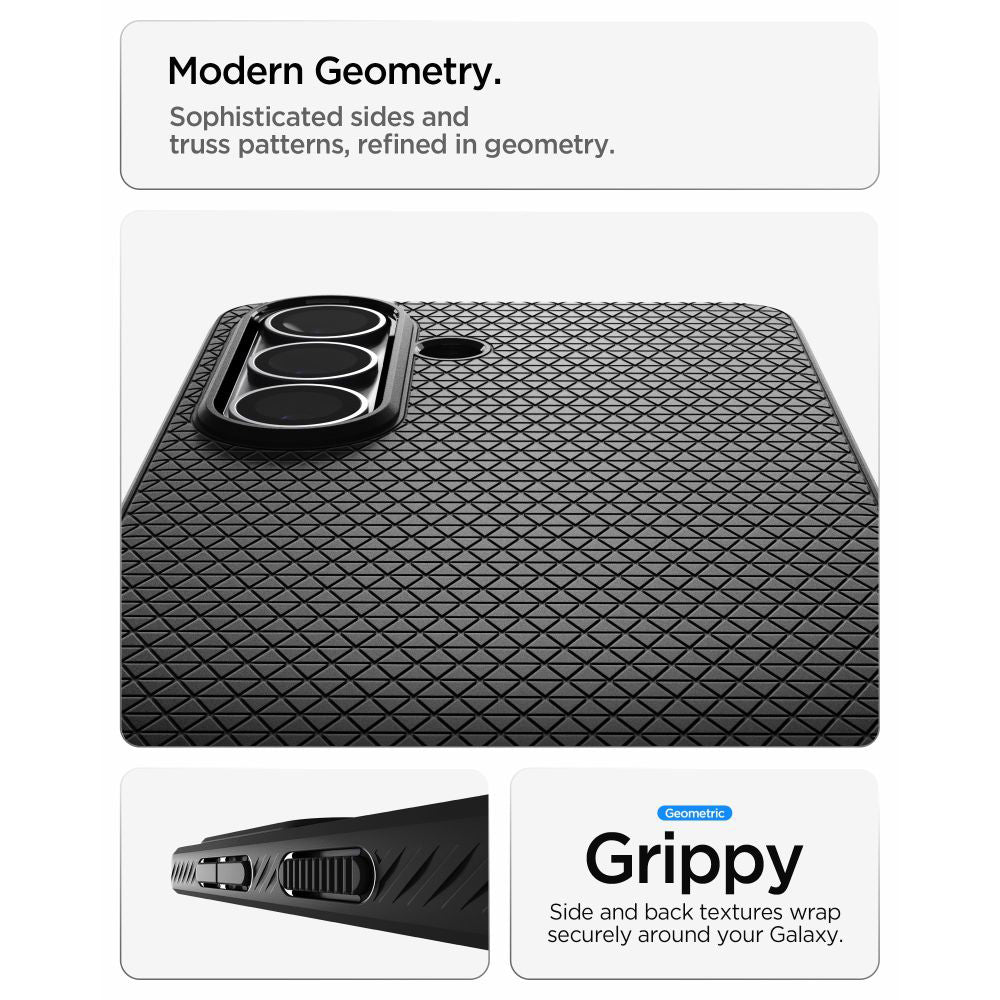 Étui pour Samsung Galaxy S26 S942, Spigen, Liquid Air, Noir Mat ACS10726