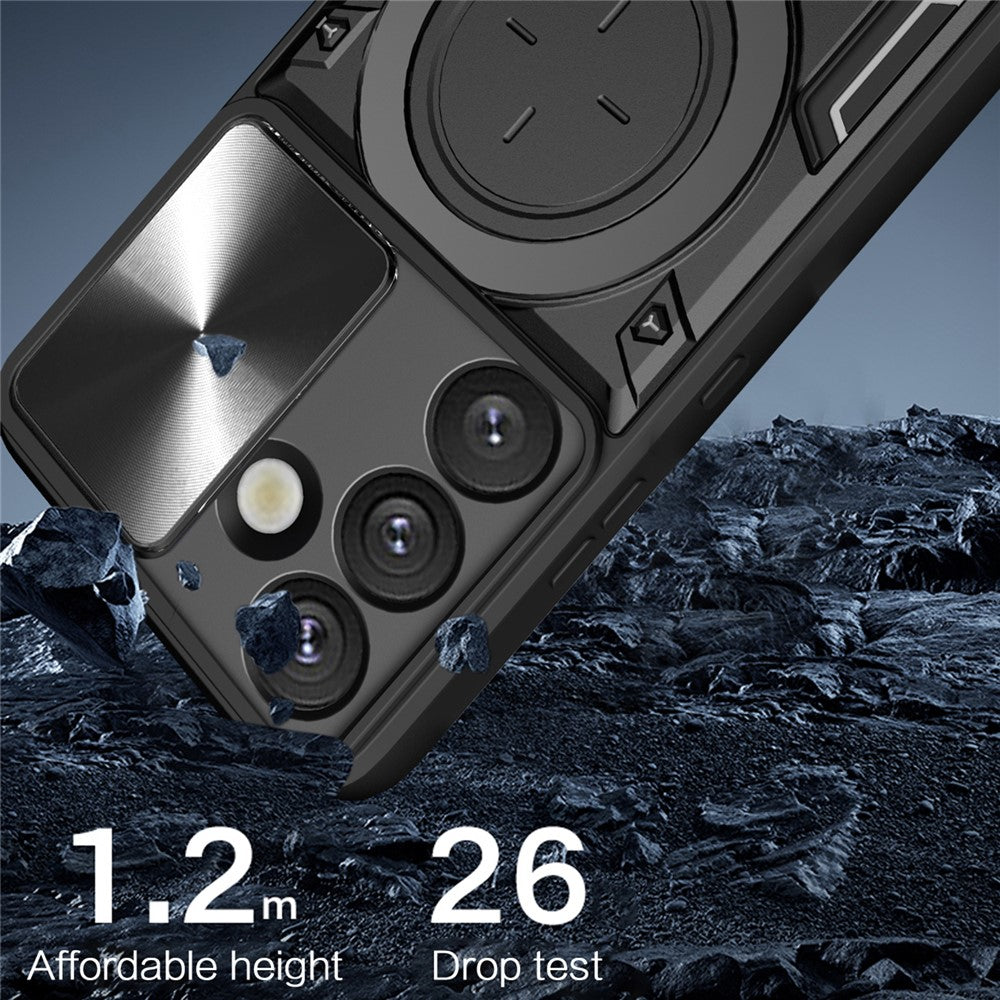 Hülle für Samsung Galaxy S26 S942, Techsuit, CamGuard Pro, Schwarz