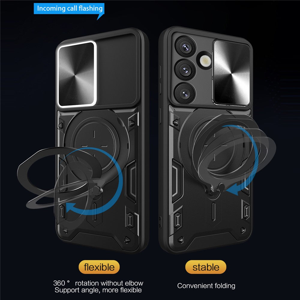 Hülle für Samsung Galaxy S26 S942, Techsuit, CamGuard Pro, Schwarz
