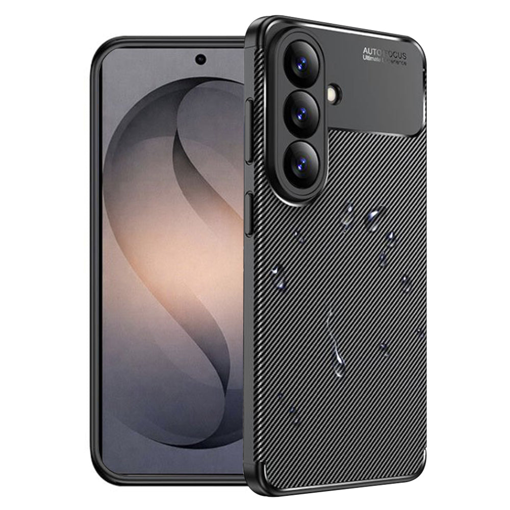Case for Samsung Galaxy S26 S942, Techsuit, CarbonFiber, Black