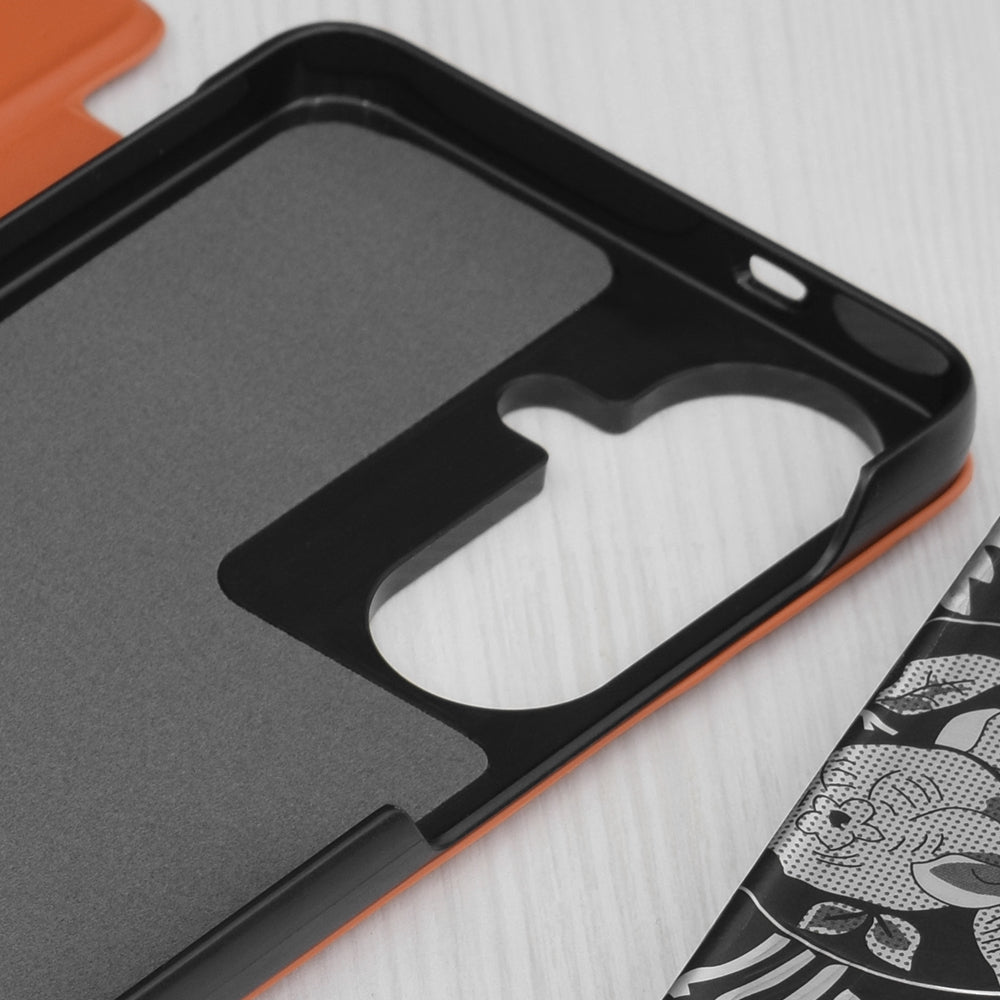 Hülle für Samsung Galaxy S26 S942, Techsuit, eFold, Orange