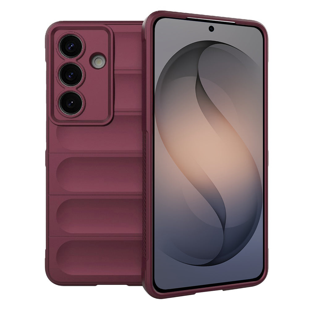 Étui pour Samsung Galaxy S26, Techsuit, Magic Shield, Bourgogne
