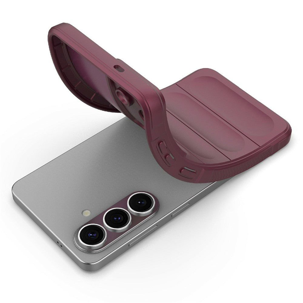 Étui pour Samsung Galaxy S26, Techsuit, Magic Shield, Bourgogne