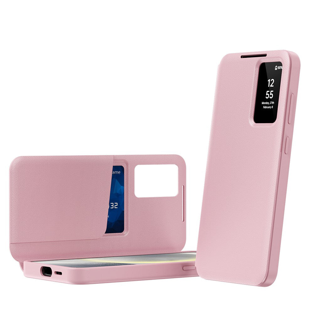 Hülle für Samsung Galaxy S26 S942, Techsuit, SmartView, Rosa