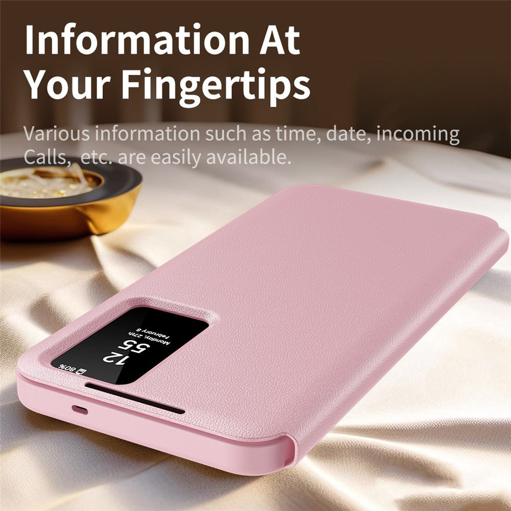 Hülle für Samsung Galaxy S26 S942, Techsuit, SmartView, Rosa