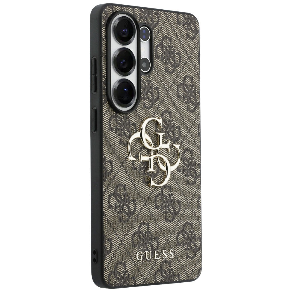 Étui pour Samsung Galaxy S26 Ultra S948, Guess, 4G Big Logo, Marron