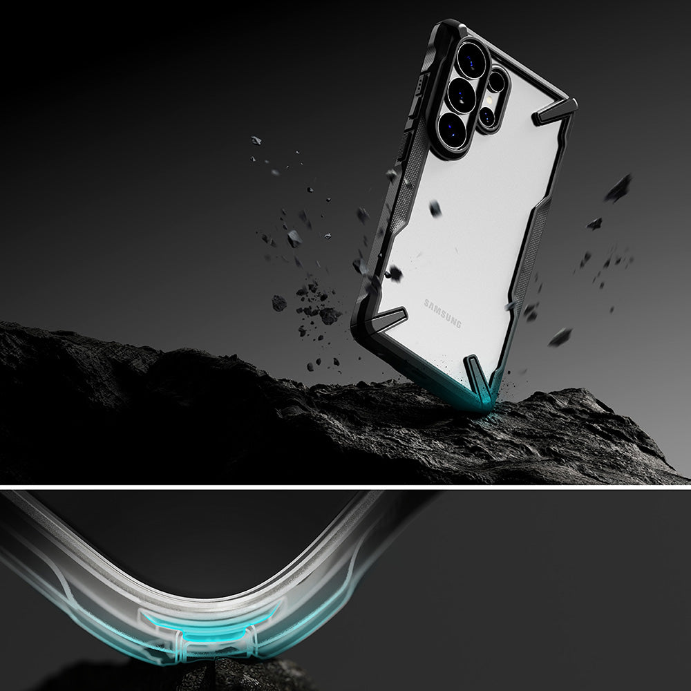 Étui pour Samsung Galaxy S26 Ultra S948, Ringke, Fusion X, Noir