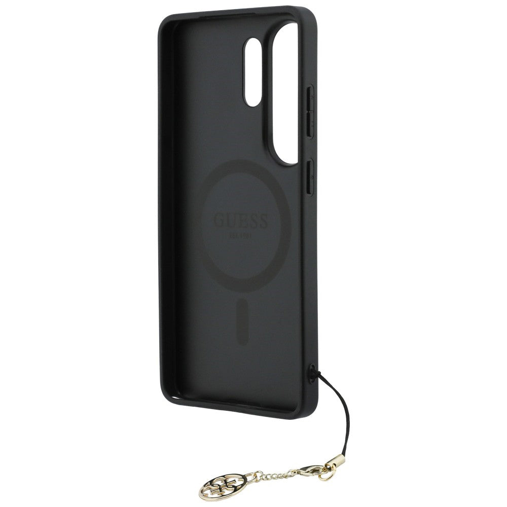 Case for Samsung Galaxy S26 Ultra S948, Guess, 4G Classic Logo Charm, Black