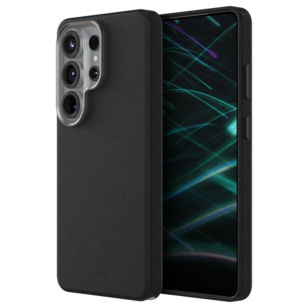 Étui pour Samsung Galaxy S26 Ultra S948, UNIQ, Lyden Leatherette, Noir