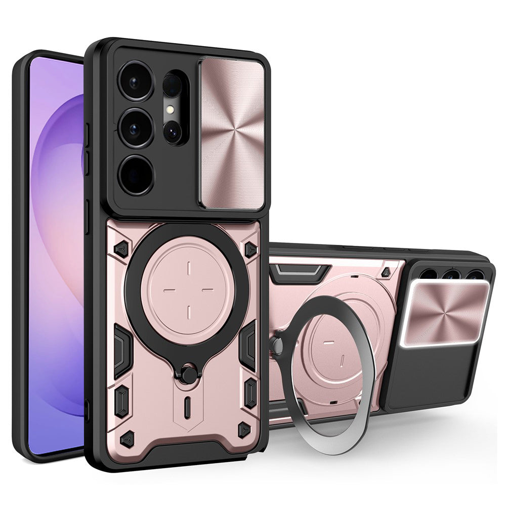 Hülle für Samsung Galaxy S26 Ultra S948, Techsuit, CamGuard Pro, Roségold